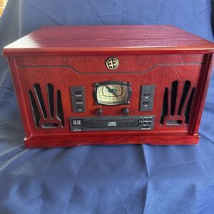 Electro Brand Nostalgia Multi Function Player Record CD AM/FM Radio New Needle